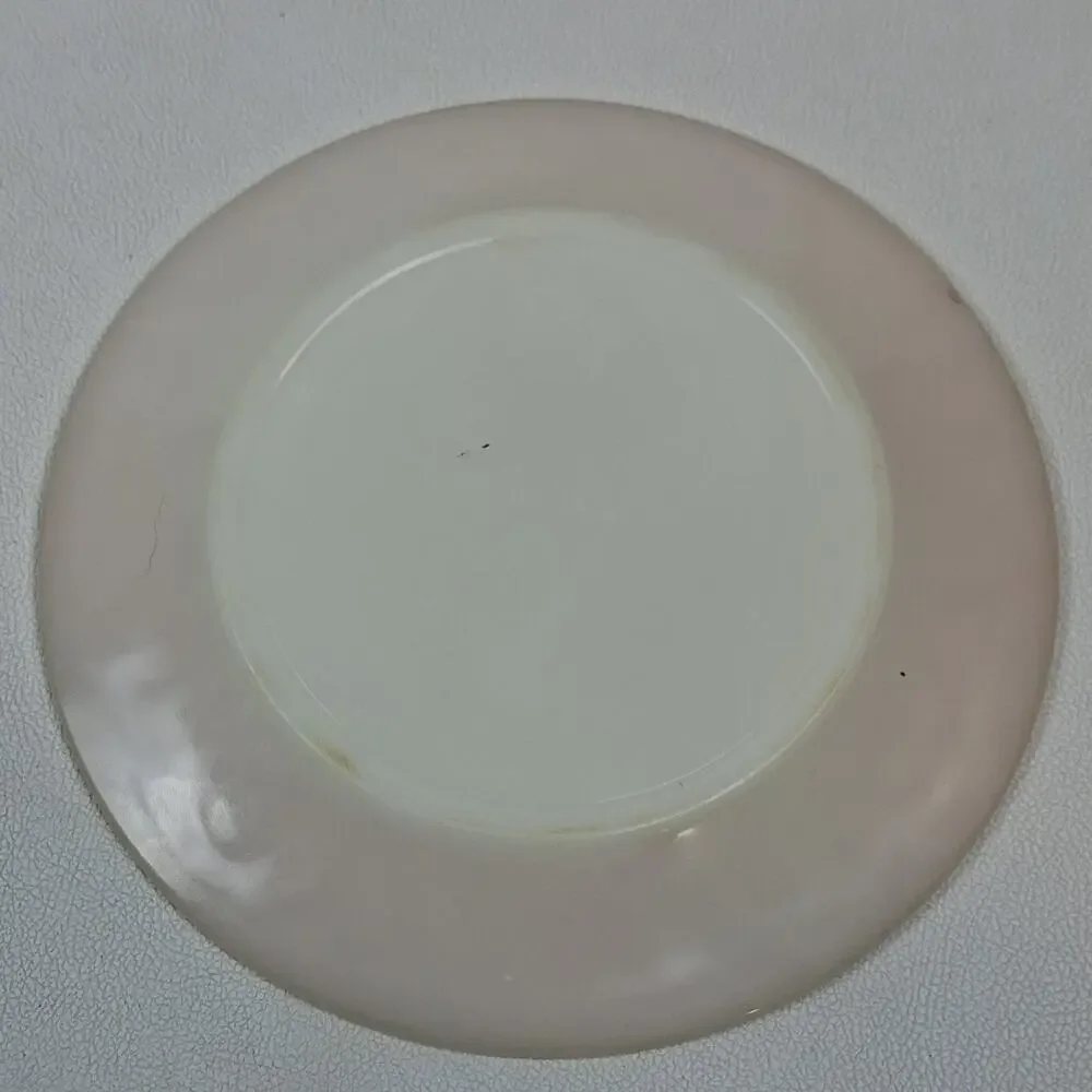 Fire-King Swirl Dinnerware Dinner Plate Ivory 7.5